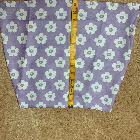 NEW! Purple Daisy Mini Skirt - Picture 4 of 6